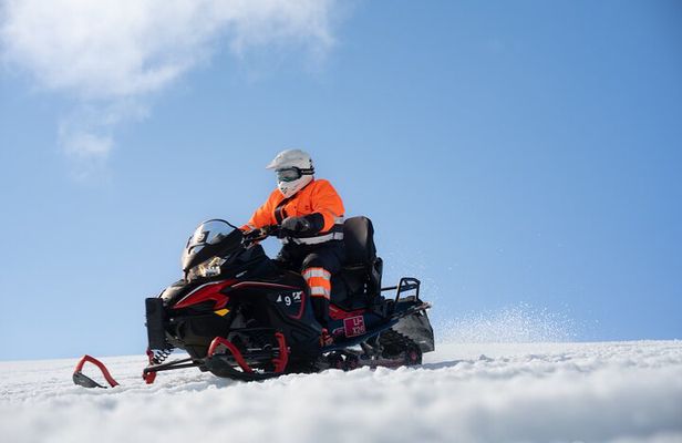 Iceland Golden Circle & Glacier Snowmobiling Guided Experience