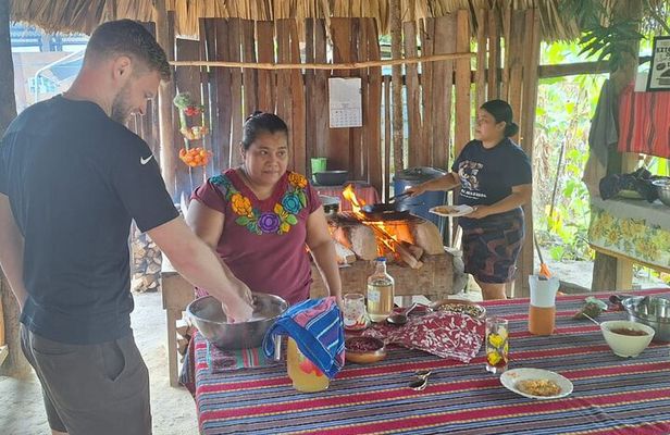 Food & Calligraphy experience with an Authentic Mayan Family 