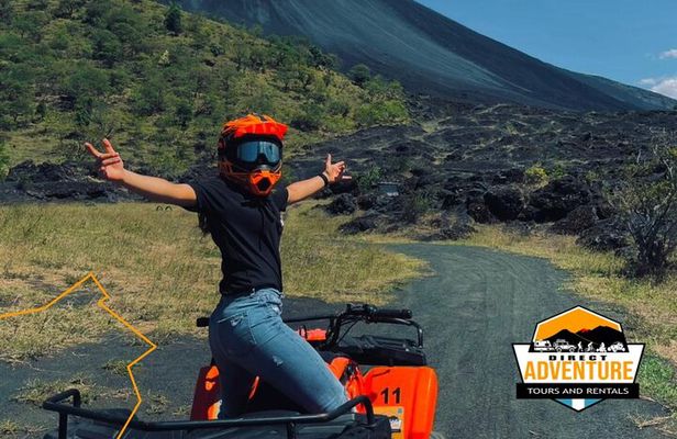 Tour to the foothills of the volcano on ATV