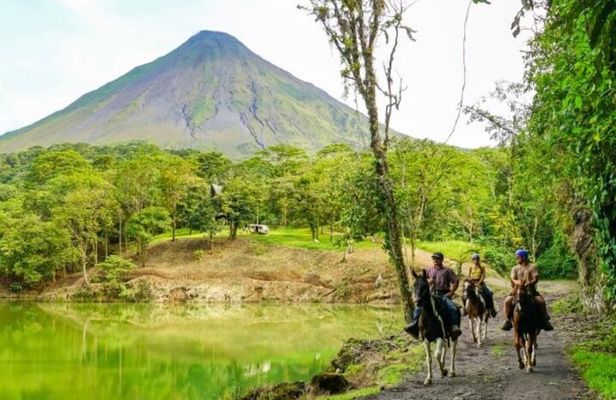 Horseback Riding to the Arenal River or the Volcano