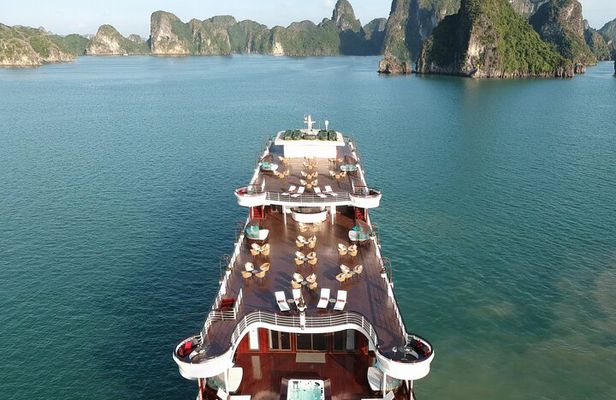 Aurora Cruise 2-day Explore Halong Bay from Hanoi