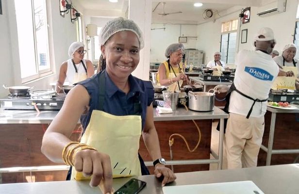 Ghana Jollof Cooking Class with Bottomless Wine