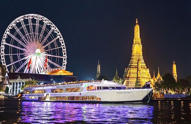Bangkok: White Orchid Chao Phraya Dinner Cruise free Beer