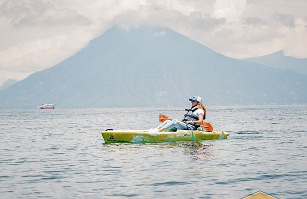 Kayaking on Lake Atitlan