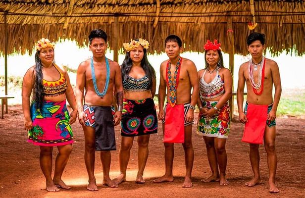 Private 6 hour Tour to Embera Community and Chagres Panama Native