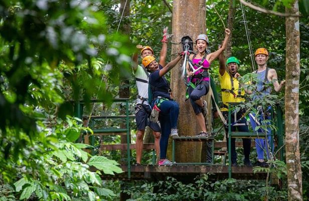 Saint Lucia Private Zip-Lining and Shopping Adventure