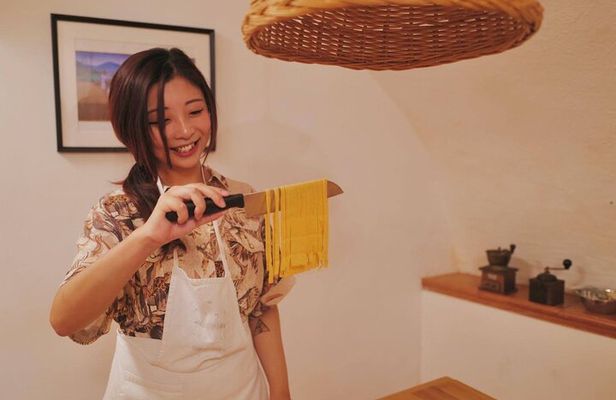 Small-Group Pasta Making steps from the Vatican Museums