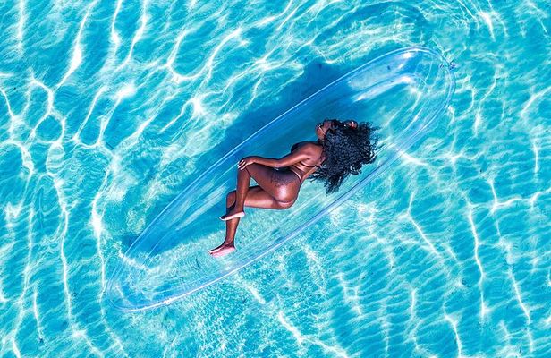 Clear Kayak/ Boat Drone Photoshoot in Montego Bay
