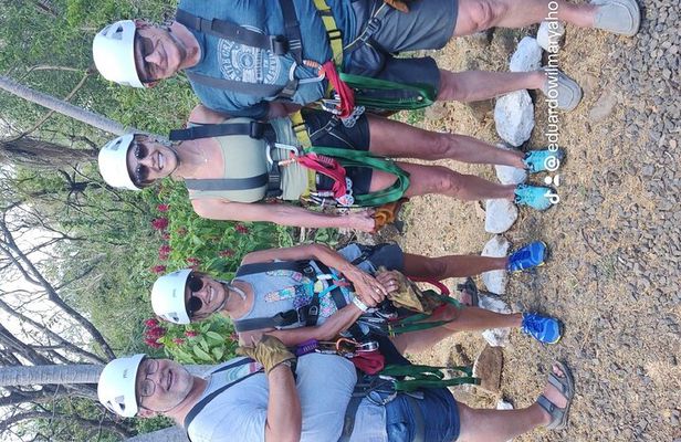 Borinquen one day tour (zip line- horses- hot springs)
