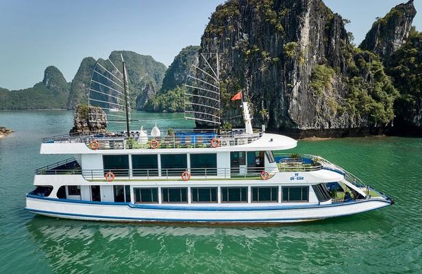 Jewels of the Bay Cruise Luxury Day Trip From Hanoi by Expressway