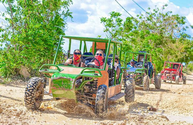 Half Day Adventure in Buggies, Macau Beach and Cenote