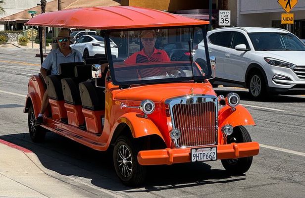 Golf Cart Tour in a 6 Passenger Cart in Palm Springs California