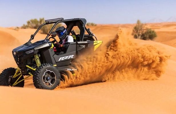 Desert Safari with 30 minutes Buggy Ride with Camel Ride & Dinner