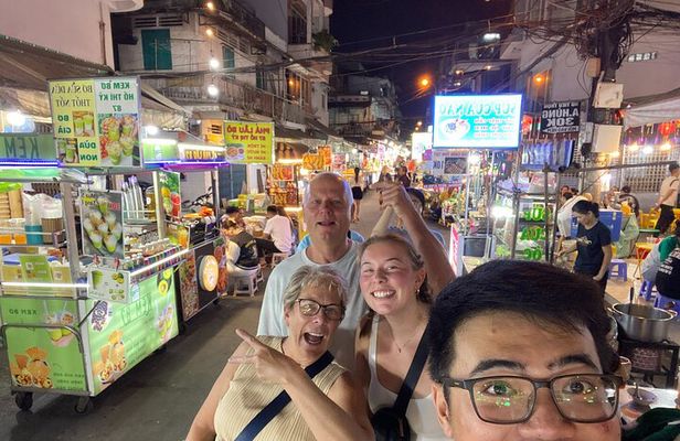 Ho Chi Minh Food Tour on Back of Motobike with Local Guide