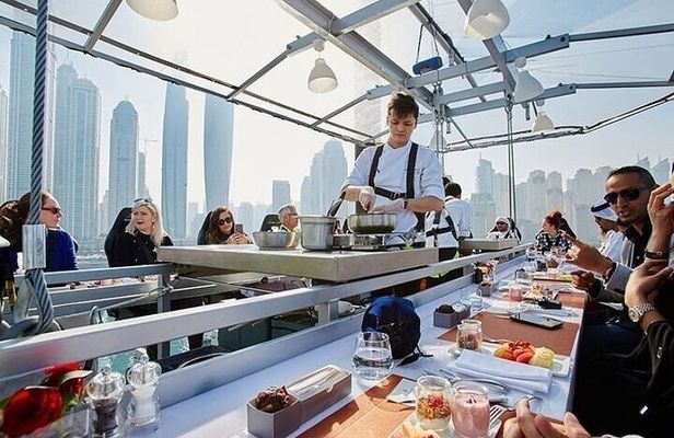 Dinner in the Sky Dubai Dinner with Transfers Option