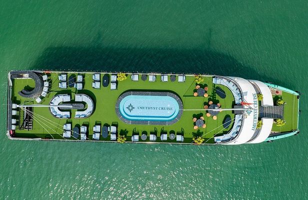 Amethyst Luxury Halong Cruise From Hanoi by Limousine Transfer