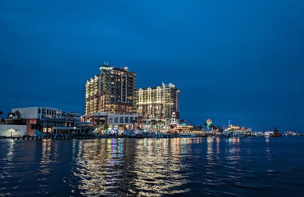 Destin: Sunset Cruise on a Back Porch Style Pontoon