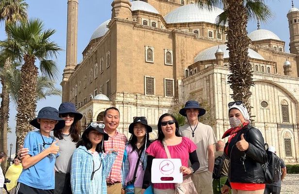 Private Day Tour Visit Giza Pyramids, Old Cairo, Citadel & Bazaar