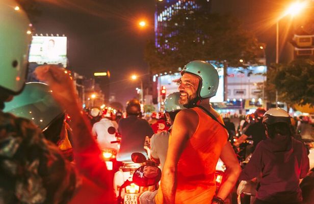 Night Food Tour in Saigon By Scooter