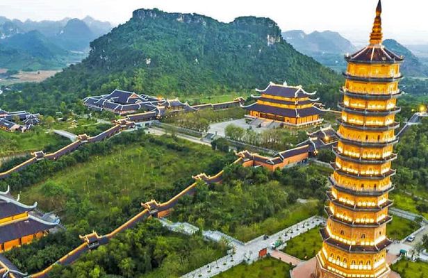 Full Day Trip to Bai Dinh Pagoda to Van Long or Thien Ha Grotto