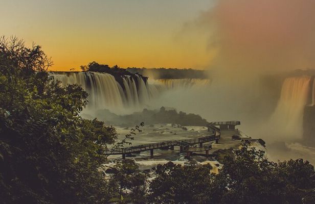 Dawn at Iguassu Falls Brazil Side