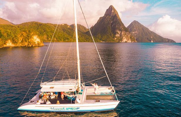 1/2 Day Private Catamaran out of Soufriere
