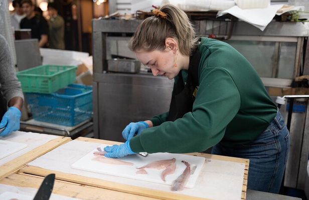 Fish Cutting workshop in Kyoto Japan