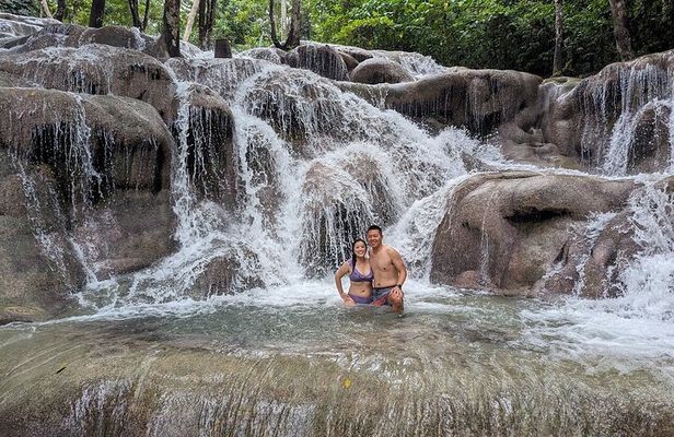 Blue Hole, Secret Falls & River Rapids Tubing from Montego Bay