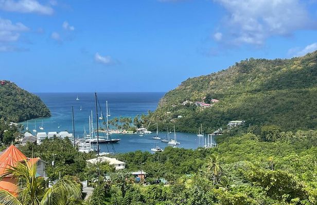 St Lucia Billy Goat Trail Hike in Marigot Bay Saint Lucia