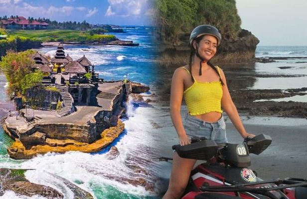 Private Bali ATV in The beach Beach Combination Tanah Lot Tour