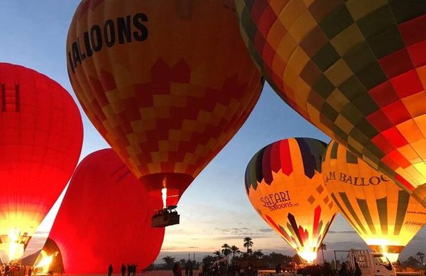 Hot Air Balloon Trip in Luxor include pick up & Transfers