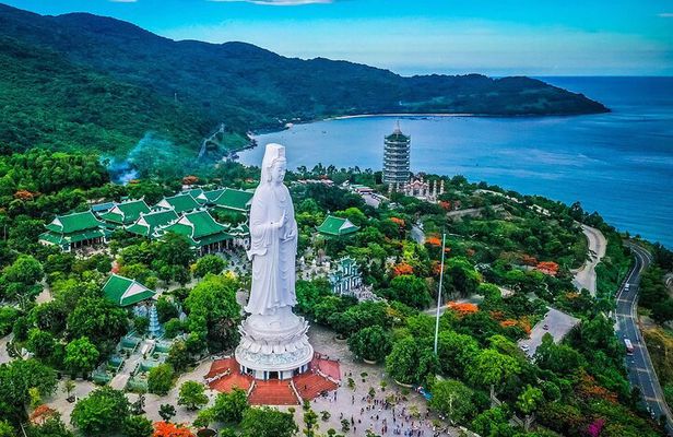 Monkey mountain-Huge Lady Buddha-Marble mountains & Am Phu caves