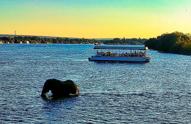 Victoria Falls Zambezi River with Sunrise Breakfast River Cruise