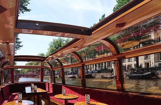 Amsterdam 2 Hour Small-Group Canal Cruise with Dutch Snacks & Bar