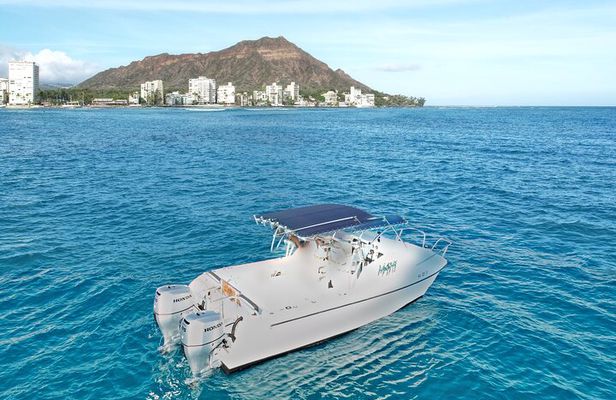 Private Boat Cruise of Waikiki! Snorkel, Sightseeing, Sea Life!