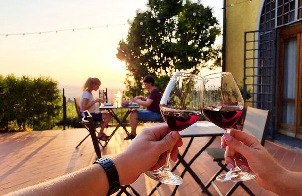 Vinci: Sunset Wine Tasting Dinner in a Tuscan Farm