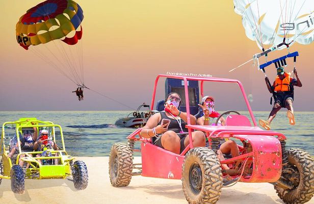 Punta Cana Buggy Tour and Parasailing Experience