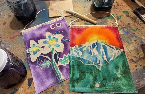 Batik Tapestry Class in Estes Park