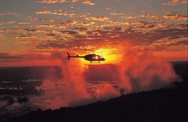 Helicopter Flight+window Seat Guarantee over the Victoria Falls