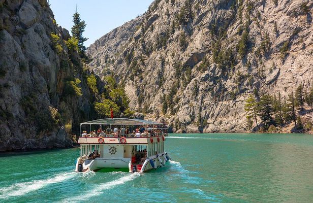 From Alanya Green Canyon Day Trip with Boat Ride and Lunch
