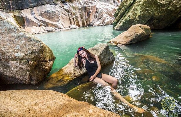 Ba Ho waterfalls ( Trekking + Swimming + Jumping +Amazing Nature)