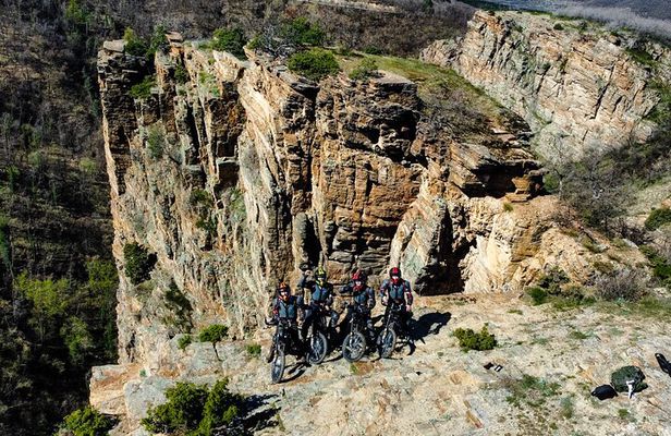 E-Motorcycle Tour in Rhodope Mountains to a Beautiful Canyon View