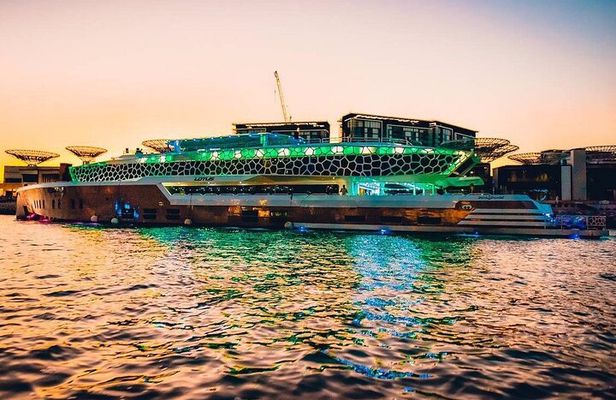 Lotus Mega Yacht: Luxury Dining Cruise Dubai with Transfer Option