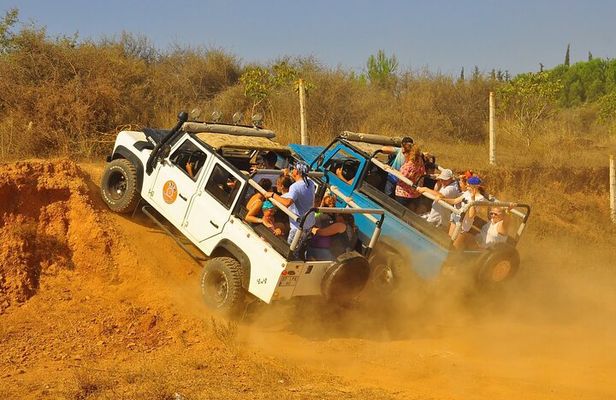 Green Canyon: Side Jeep Safari with Lunch & Waterfall & Boat Trip