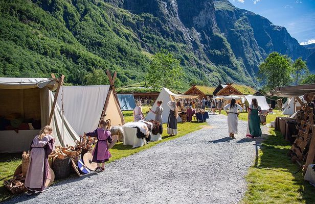 Private Day Tour Nærøyfjord Cruise, Viking Village, Flåm Railway