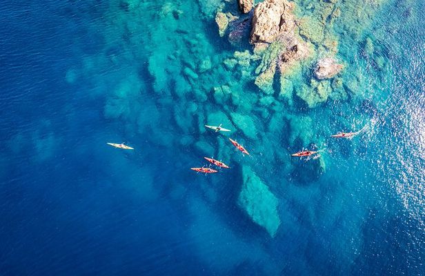 Guided Athens Sea Kayak Temple of Poseidon