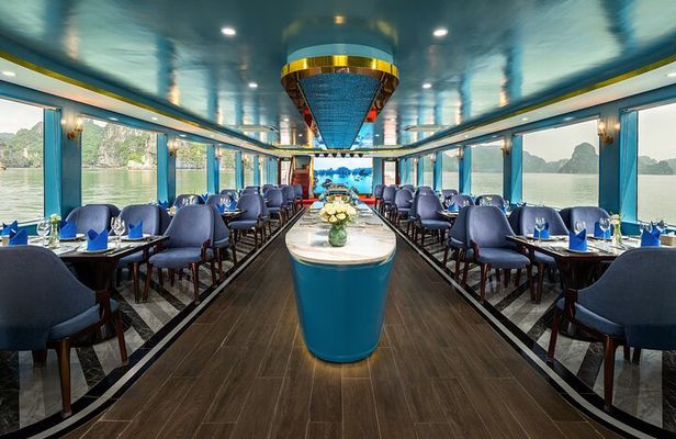 BEST SELLER - Halong 5 Star Day Cruise: Buffet, Wine & Jacuzzi