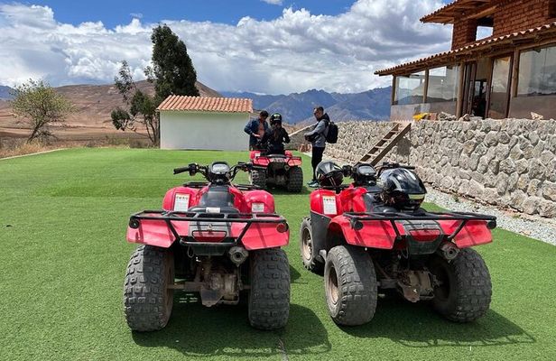 From Cusco: ATV’s tour Moray and Salt Mines of Maras.