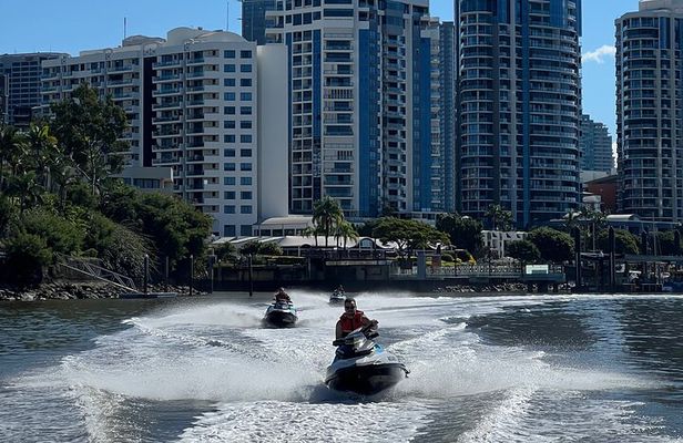 4 Hour Jetski Adventure from Brisbane to Moreton Bay