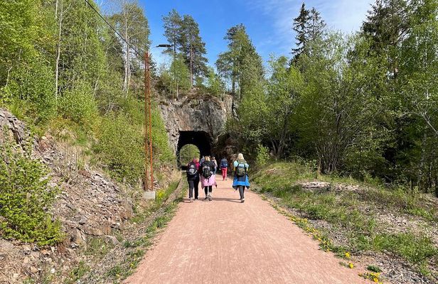 Railway walk along Old Drammen Line